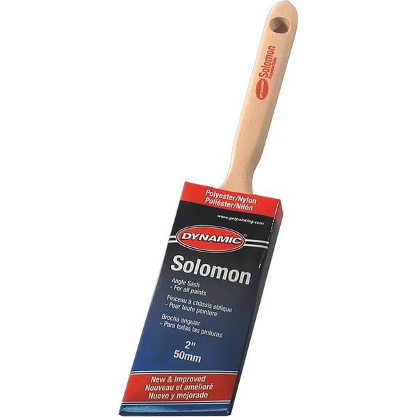 Dynamic Hb199105 50mm 2" Solomon Angled Polyester Nylon Brush, Package Of 10