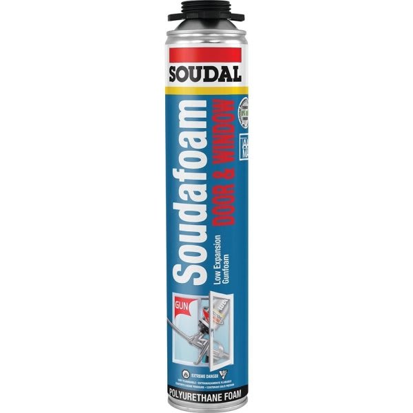 Soudal Foam Low Expansion Gun Foam 24 Ounce Can Pack Of 3