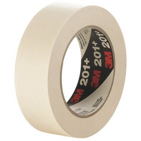 3m 1.88 In. W X 60 Yds.General Use Masking Tape, 201+, Tan