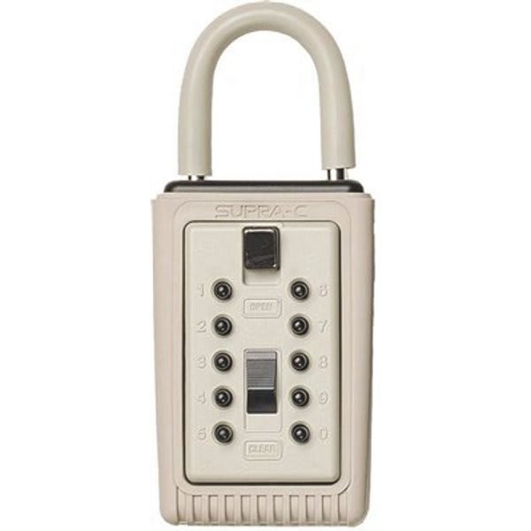 Kidde Portable 3 Key Box With Pushbutton Combination Lock Gray