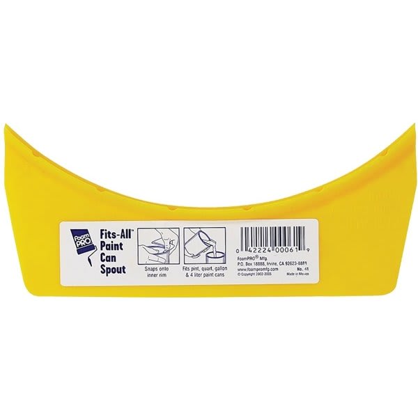 Foampro Mfg 61 Fits All Paint Can Spout, Package Of 50