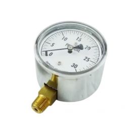 Kodiak Controls 25-30WC Bottom Mount Pressure Gauge 0-30" WC 1/4" NPT
