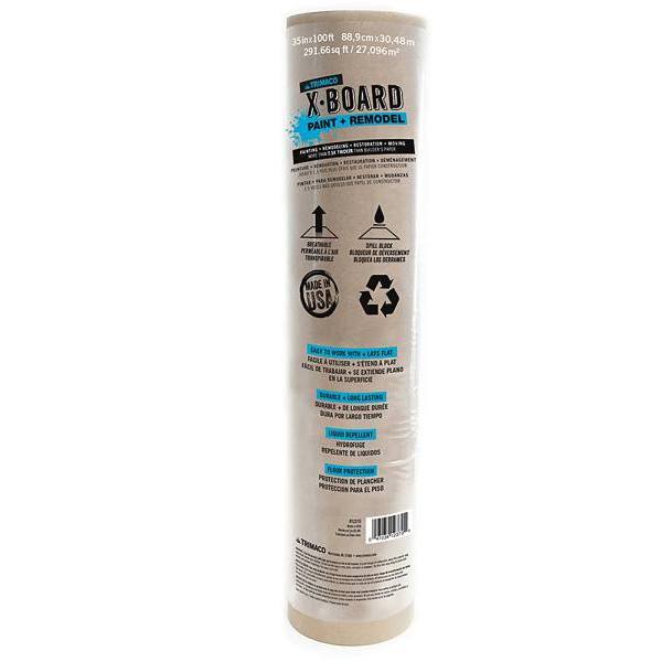 Trimaco 2.9' W X 100' L X-Board Heavy-Duty Surface Protection Paper