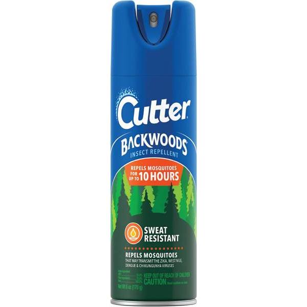 Cutter 6 Oz Backwoods Aerosol, Mosquito And Insect Repellent Spray
