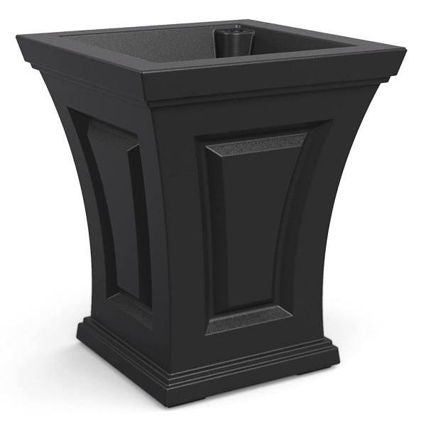 Mayne Cambridge 18" Tall Planter - Black
