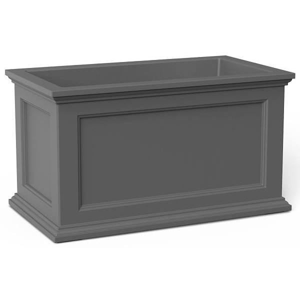 Mayne Fairfield 20x36 Planter- Graphite Grey