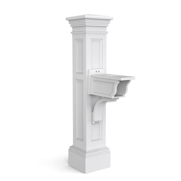 Mayne Liberty Mail Post - White