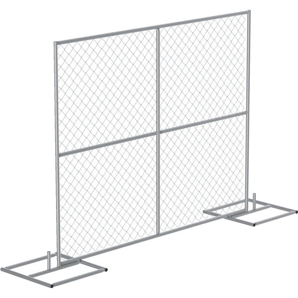 Vestil Construction Barrier - Starter Unit 1 Panel And 2 Base Units