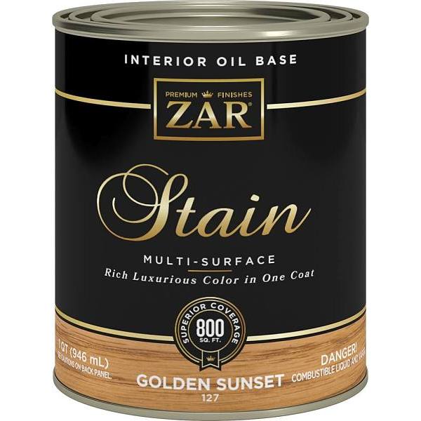 Zar 1 Qt. Golden Sunset 127 Wood Stain (4-Pack)