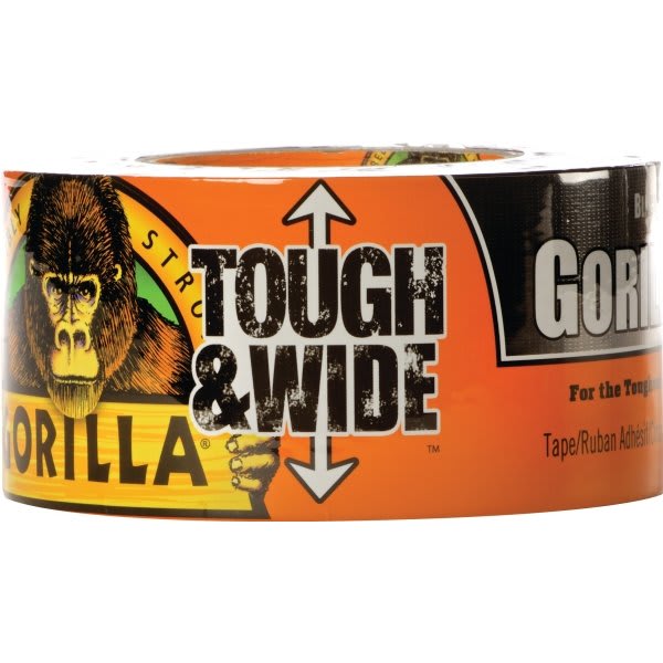 Gorilla 30 Yd. Tough And Wide Duct Tape, Black