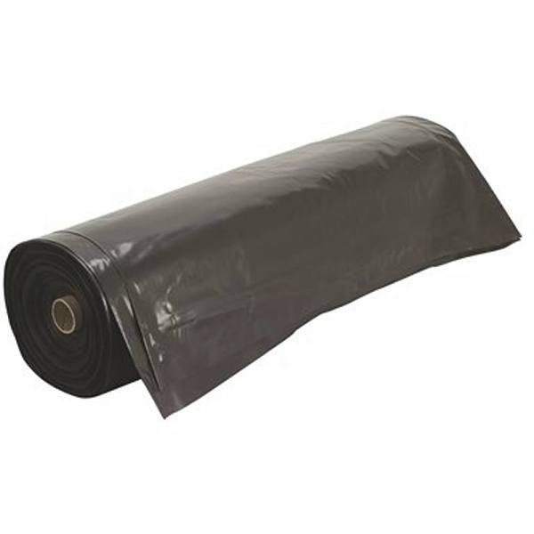 Frost King 20 Ft. X 100 Ft. 6 Mil Black Plastic Sheeting Roll