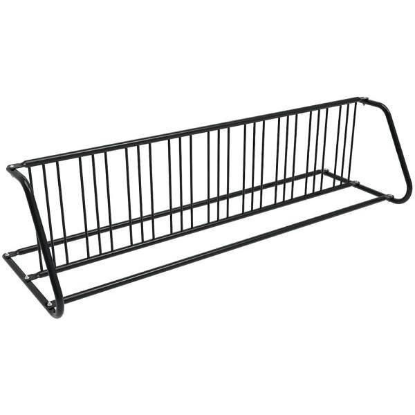 18-Bike Double-Sided Grid Rack (Black)
