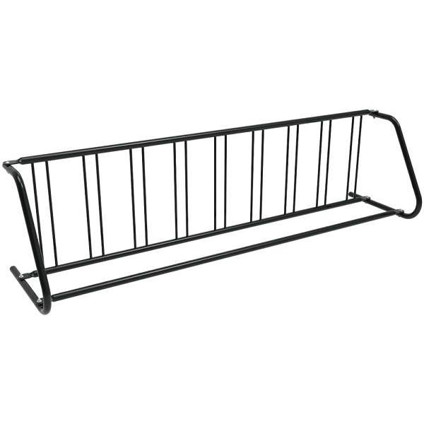 9-Bike Single-Sided Grid Rack (Black)