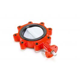 Bray Commercial 310600-11010390 6" Butterfly Valve Lug 416 SS Stem Lever