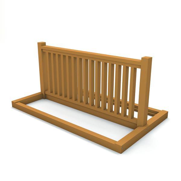 Recycled Plastic Bike Rack (Cedar)