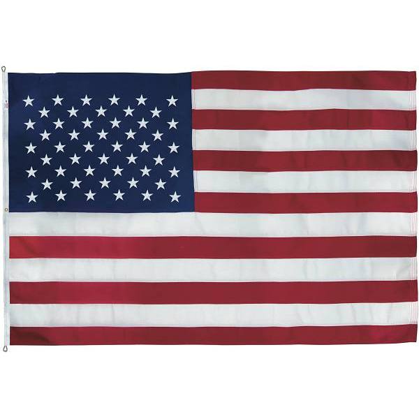 Perma-Nyl 8 Ft. X 12 Ft. Nylon Large Commercial United States Flag
