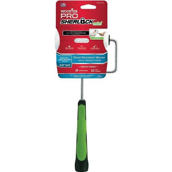 Wooster 4-1/2 In. X 3/8 In. PRO Woven Sherlock Mini Cage Frame Roller Assembly