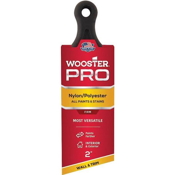 Wooster 2 In. PRO Nylon/Polyester Short Handle Angle Sash Brush