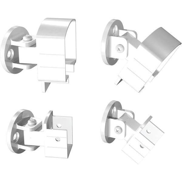 Peak Aluminum Deck Railing Universal Connector (White)