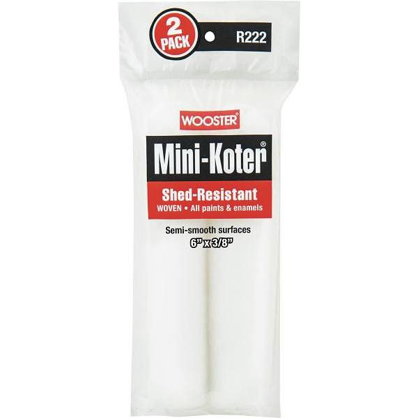 Wooster 6 In. X 3/8 In. Mini-Koter Woven Roller Cover