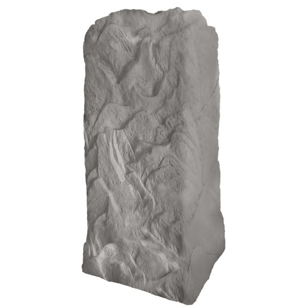 Emsco Monolith Column Resin Landscape Rock In Granite Textured Finish