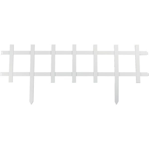 Emsco 50' Cape Cod Style Resin Fence Border - White