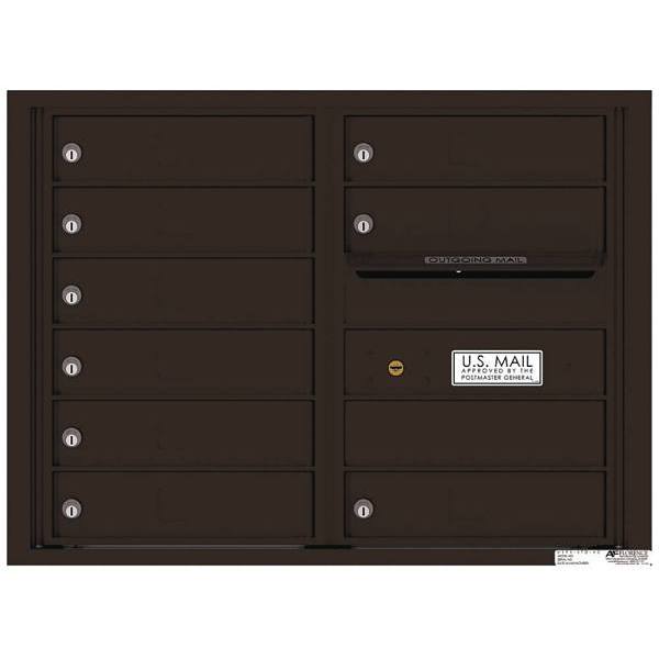 Florence Mfg Versatile 9-Compartments 4c Wall-Mount Mailbox Suite