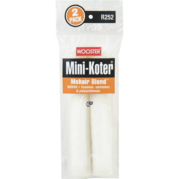 Wooster 6 In. Mini-Koter Mohair Blend Roller (2-Pack)