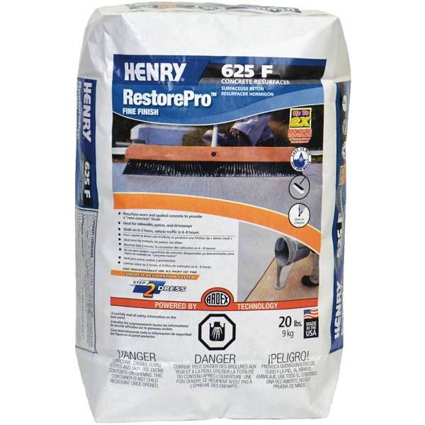 Henry 20 Lb. 625 Restorepro Fine Concrete Resurfacer