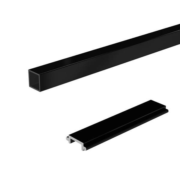 Peak 6 Ft. Black Aluminum Deck Railing Picket And Spacer Kit