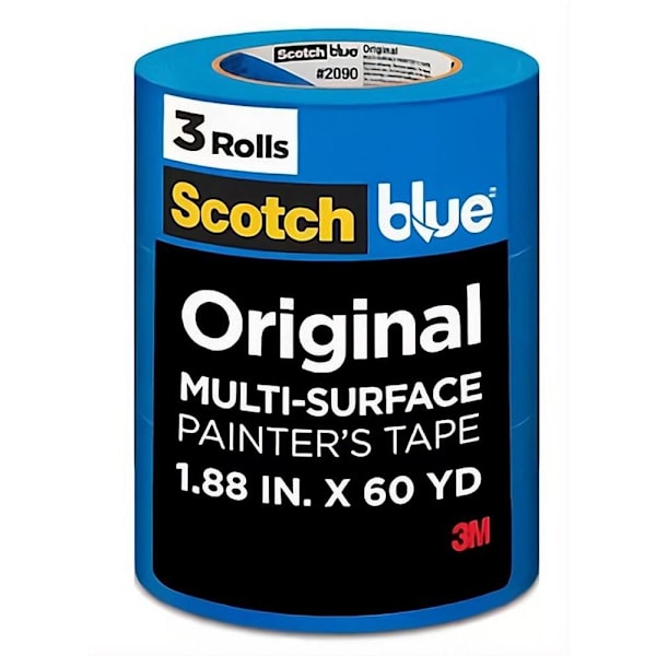 3M Scotchblue 1.88 In. X 60 Yds. Multi-Surface Painter's Tape3 Rolls