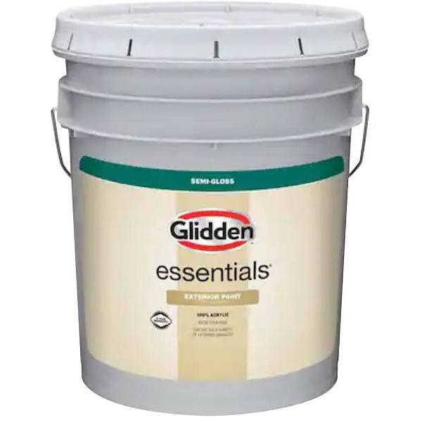 Glidden Essentials Exterior 100% Acrylic Semi-Gloss Paint