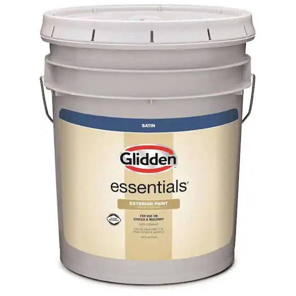 Glidden Essentials Exterior 100% Acrylic Satin Paint