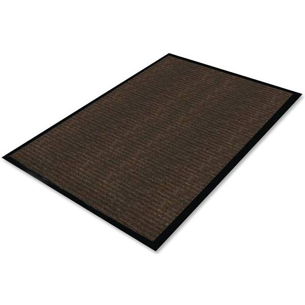 Genuine Joe 36 In. X 60 In. Rubber Dual-Rib Hard Surface Floor Mat (Gold)