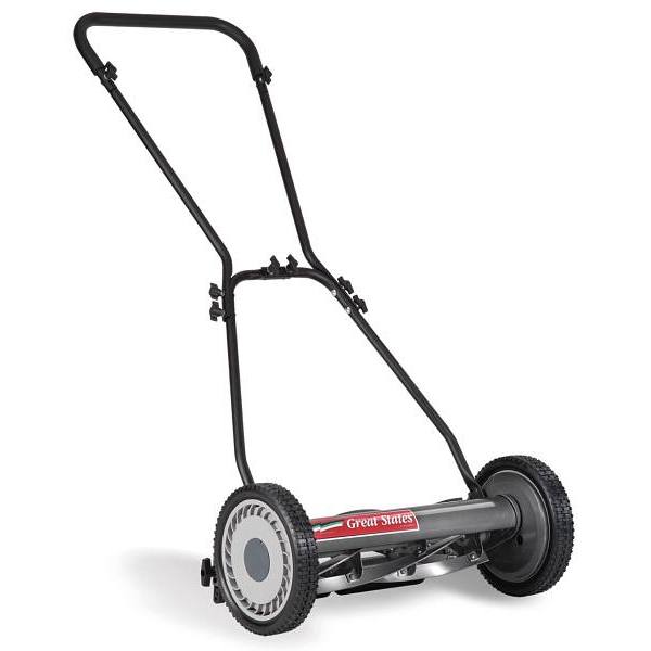 Great States Corporation 18 In. Manual Walk-Behind Non-Electric Reel Lawn Mower