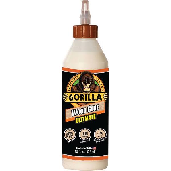 Gorilla 18 Oz Wood Glue Ultimate Case Of 4