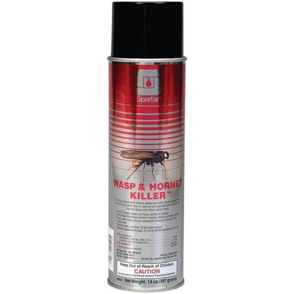 Spartan Wasp And Hornet Killer, Aerosol, Unscented, 14 Oz, Case Of 12