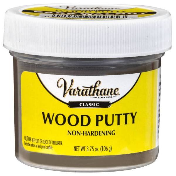 Rust-Oleum Varathane Wood Putty, Dark Walnut, 3.75 Oz., Case Of 6