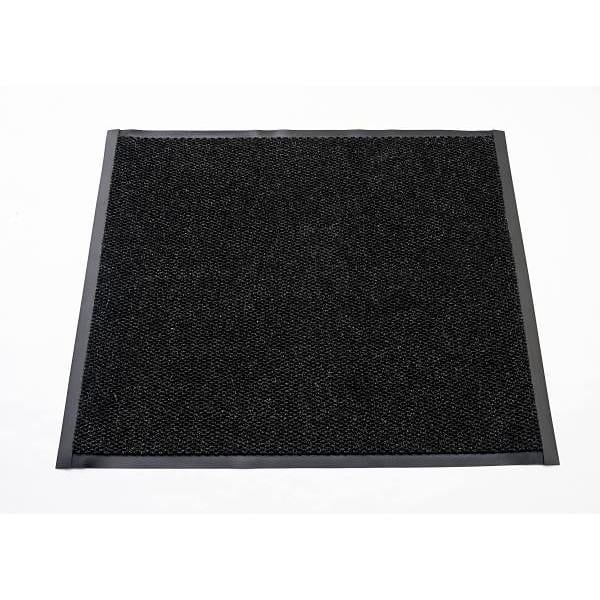 Mat, Inc. Berber Vinyl Backed 3'X4' Charcoal
