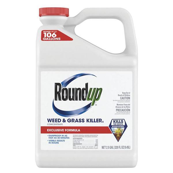 Roundup Weed & Grass Killer4 Concentrate 2.5 Gallon