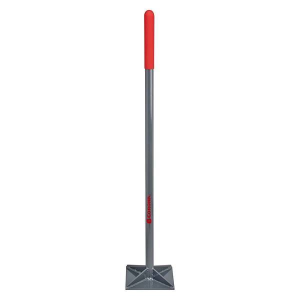 Corona 8 X 8" PRO All Steel Dirt Tamper W/Grip