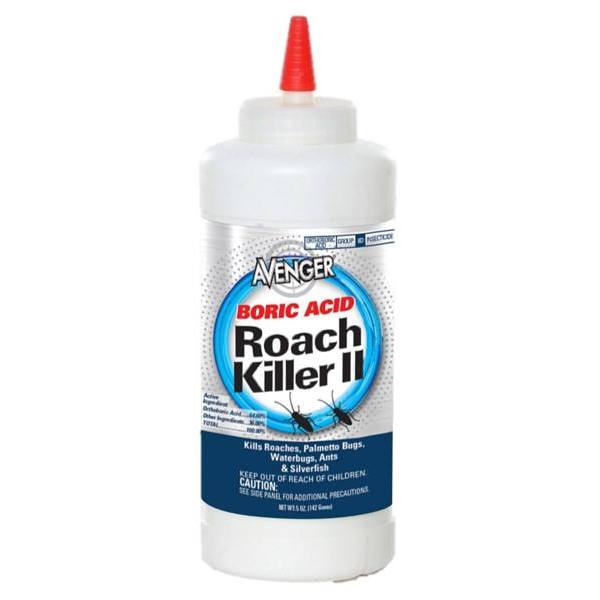 Avenger 16 Oz. Boric Acid Roach Killer II Powder Neutral pH Case Of 12