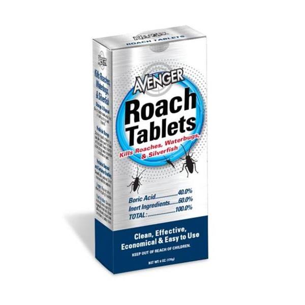 Avenger 6 Oz. Roach Killer Tablets, 40% Boric Acid Case Of 12