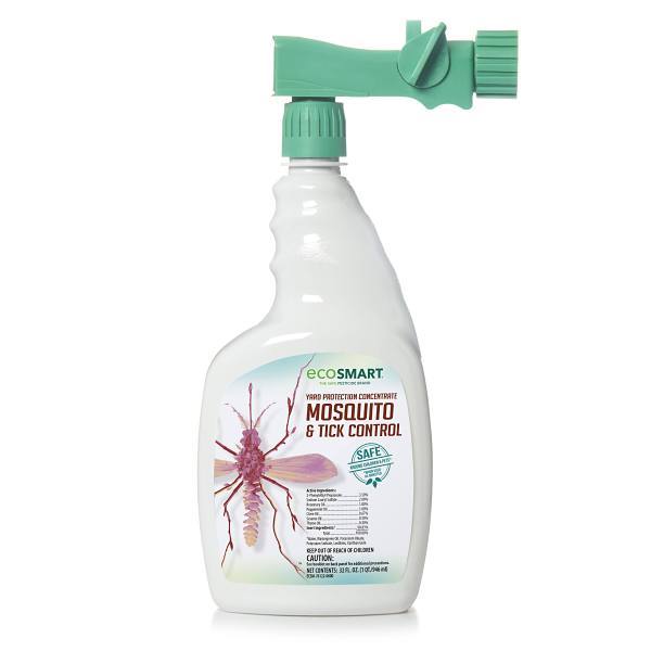 EcoSmart 32oz Natural Mosquito/Tick Control Concentrate Hose End Spray Case Of 6