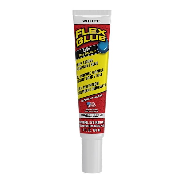 Flex Seal Pro-Formula Rubberized Waterproof Adhesive, White, 6 Oz., Case Of 6