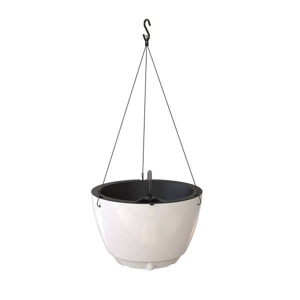 Mayne Caprio Hanging Planter - White 3885-W