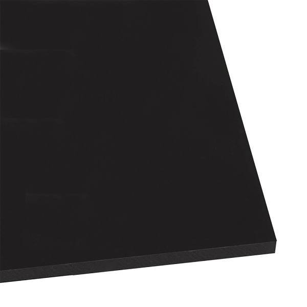 Professional Plastics 3/8"X48"X96" Black Utility Grade Hdpe Sheet
