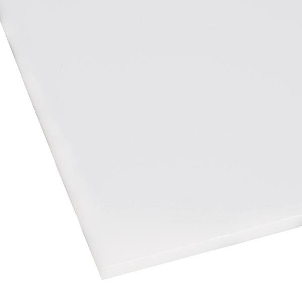 Professional Plastics 1/2"X24"X48" White Hdpe Cutting Board Sheet