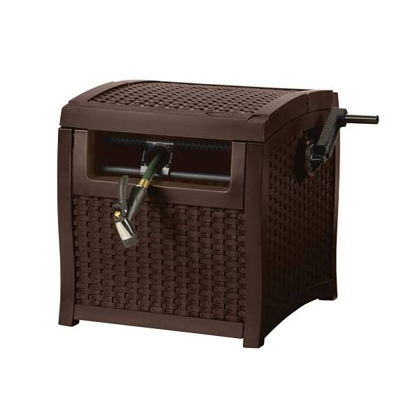 Suncast Commercial 225 Feet Smart Trak Hose Hideaway - Java