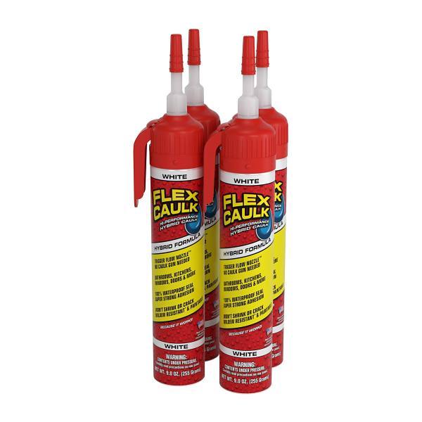 Flex Seal Caulk White Net Wt. 9 Oz Pressurized Can Case Of 4